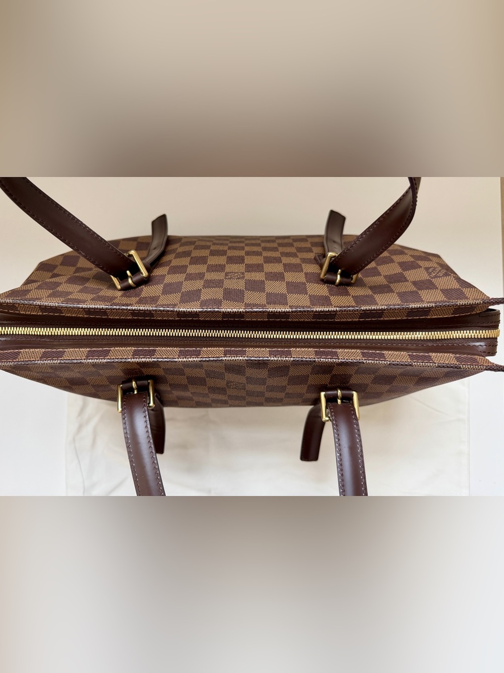 Authentic Louis Vuitton Damier Ebene Chelsea Tote Bag - Discontinued Vintage - Picture 6 of 14